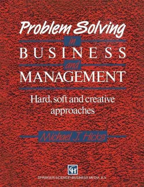 Produktbild: Problem Solving in Business and Management