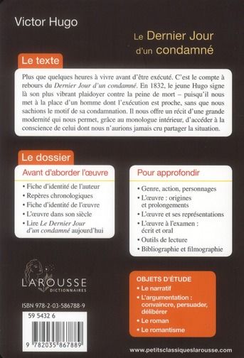 Produktbild: Le dernier jour d'un condamn&eacute;