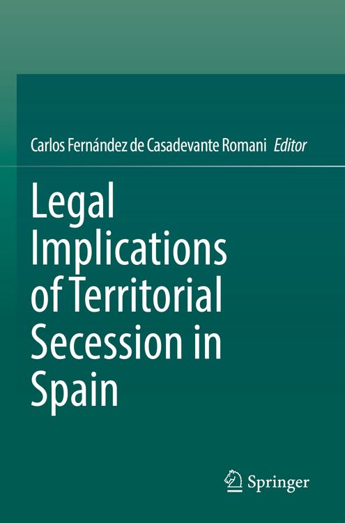 Produktbild: Legal Implications of Territorial Secession in Spain