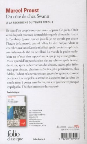 Produktbild: A la recherche du temps perdu 1. Du Cote de chez Swann