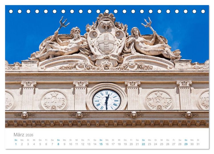 Produktbild: Marseille Maritime Metropole (Tischkalender 2026 DIN A5 quer), CALVENDO Monatskalender