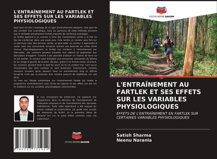 Produktbild: L'ENTRA&Icirc;NEMENT AU FARTLEK ET SES EFFETS SUR LES VARIABLES PHYSIOLOGIQUES