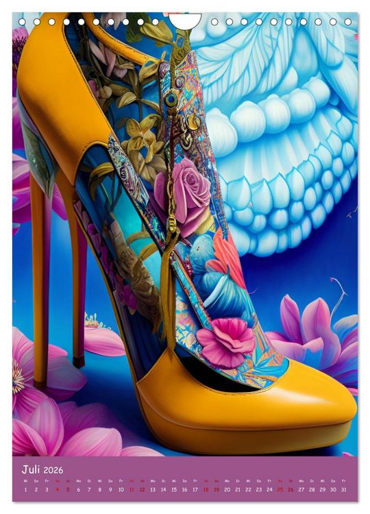 Produktbild: HighHeelArt (Wandkalender 2026 DIN A4 hoch), CALVENDO Monatskalender