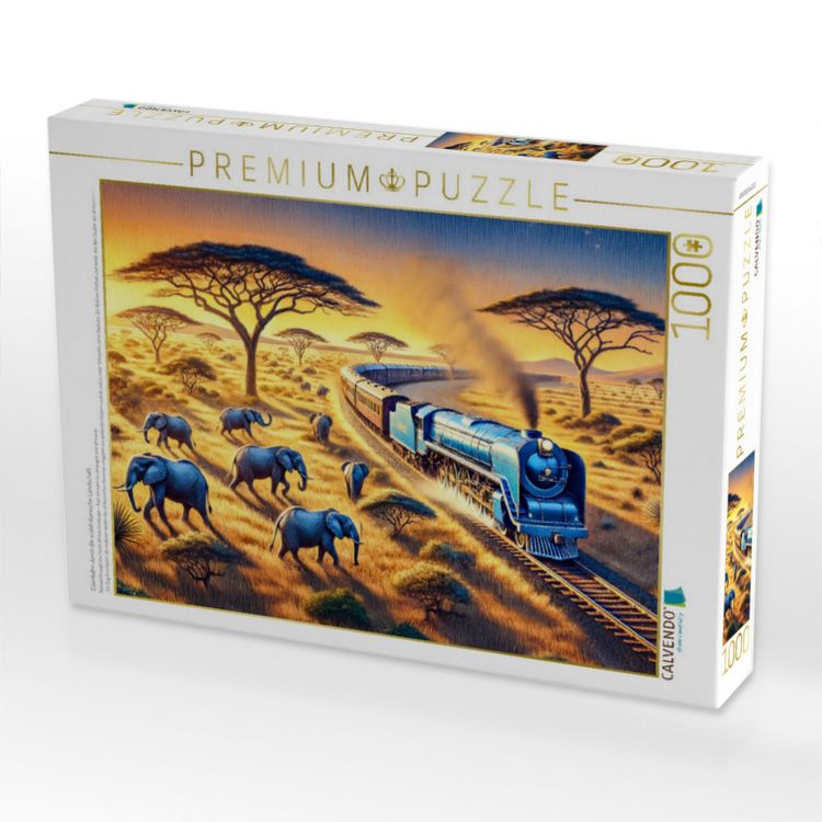 Produktbild: CALVENDO Puzzle Eisenbahn durch die s&uuml;dafrikanische Landschaft | 1000 Teile Lege-Gr&ouml;&szlig;e 64x48cm Foto-Puzzle f&uuml;r gl&uuml;ckliche Stunden