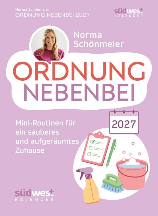 Produktbild: Ordnung nebenbei 2027 - Tagesabrei&szlig;kalender zum Aufstellen oder Aufh&auml;ngen