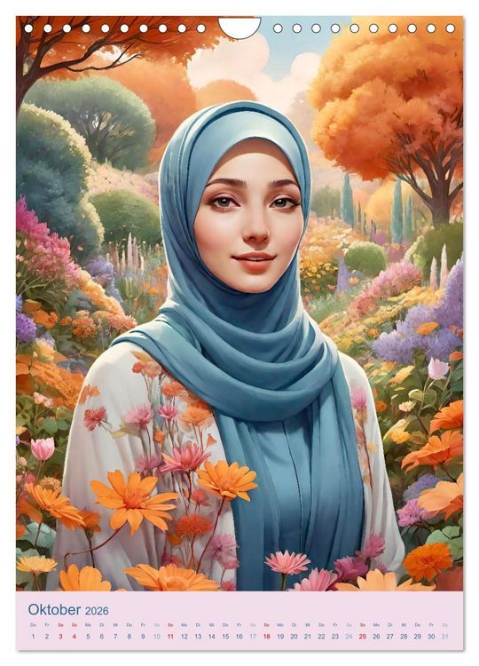 Produktbild: Stolze Muslima (Wandkalender 2026 DIN A4 hoch), CALVENDO Monatskalender