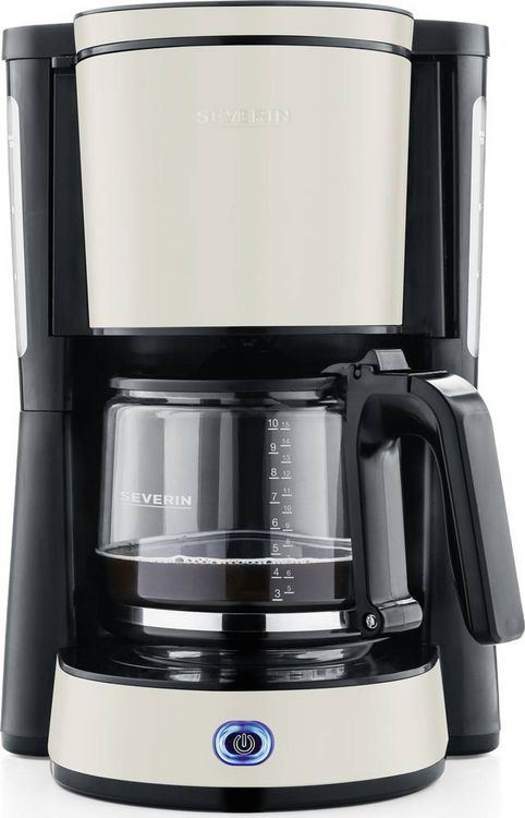 Produktbild: Severin 9575 Kaffeemaschine Beige, Schwarz Fassungsverm&ouml;gen Tassen=10 Glaskanne