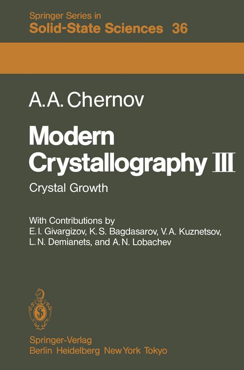 Produktbild: Modern Crystallography III