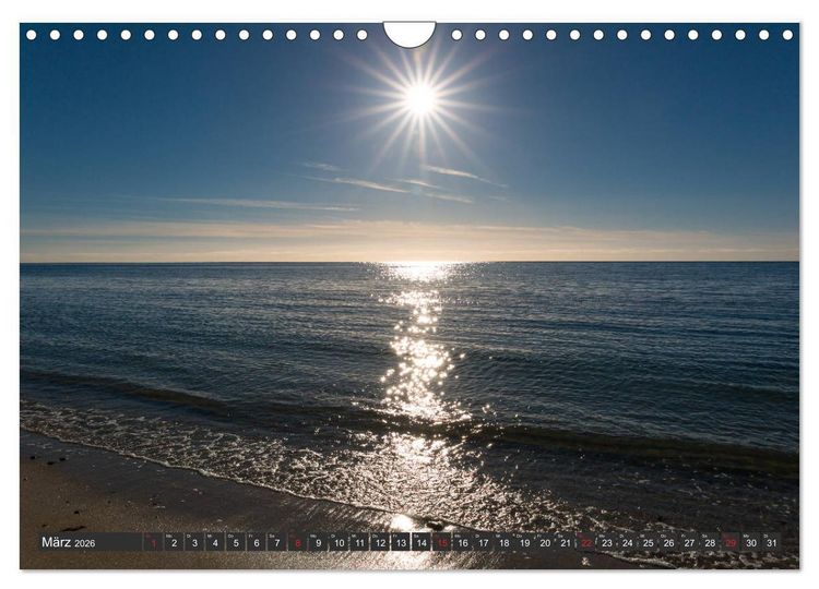 Produktbild: Blick aufs ruhige Meer (Wandkalender 2026 DIN A4 quer), CALVENDO Monatskalender