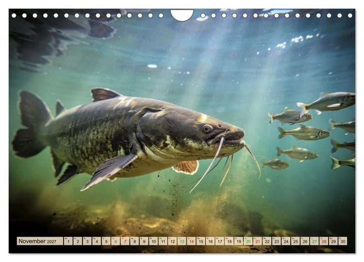 Produktbild: Talsperren - Raubfische (Wandkalender 2027 DIN A4 quer), CALVENDO Monatskalender