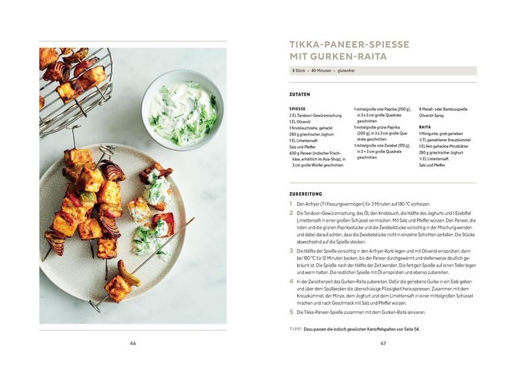 Produktbild: Airfryer vegetarisch - Die besten Rezepte f&uuml;r die Hei&szlig;luftfritteuse