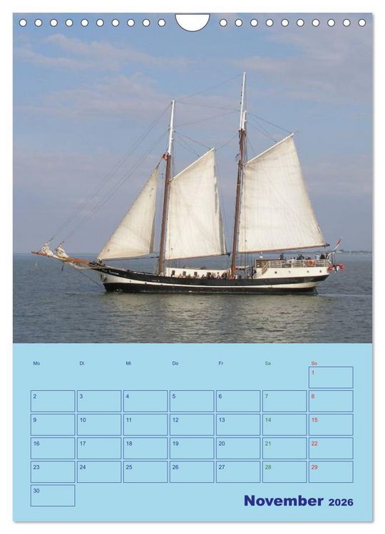 Produktbild: Seefahrer Romantik 2026 (Wandkalender 2026 DIN A4 hoch), CALVENDO Monatskalender