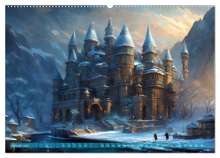 Produktbild: Visionen aus Atlantis (Wandkalender 2026 DIN A2 quer), CALVENDO Monatskalender