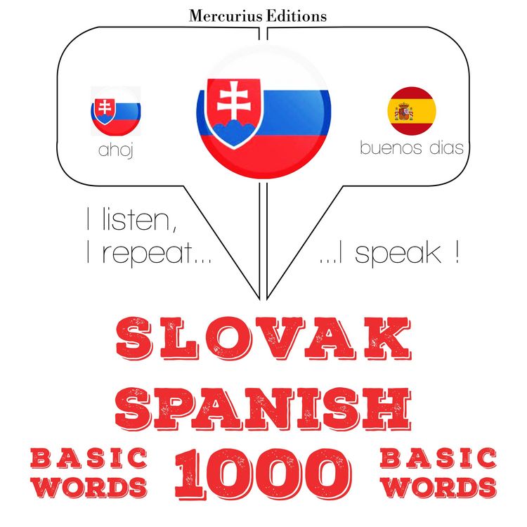 Produktbild: Slovensk&yacute; - &scaron;panielsky: 1000 z&aacute;kladn&yacute;ch slov