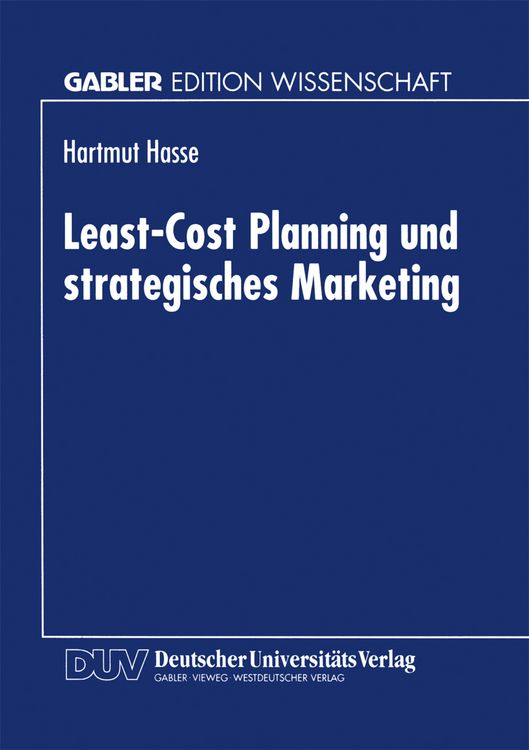 Produktbild: Least-Cost Planning und strategisches Marketing