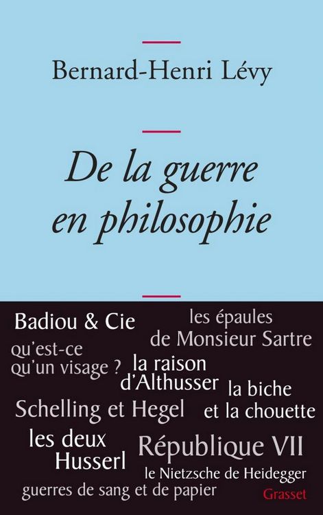 Produktbild: De la guerre en philosophie