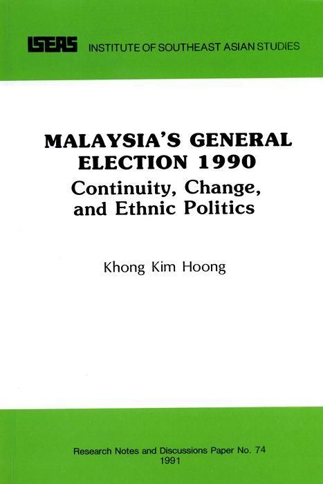Produktbild: Malaysia's 1990 General Election