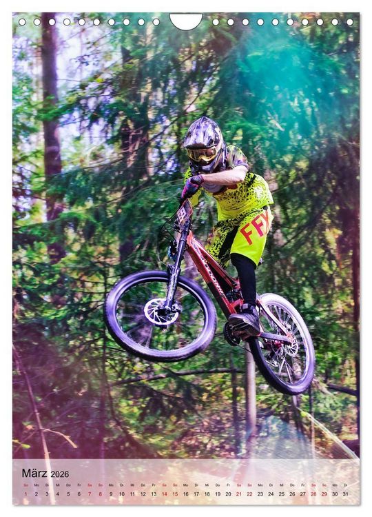 Produktbild: Mountainbike - einfach Spa&szlig; (Wandkalender 2026 DIN A4 hoch), CALVENDO Monatskalender