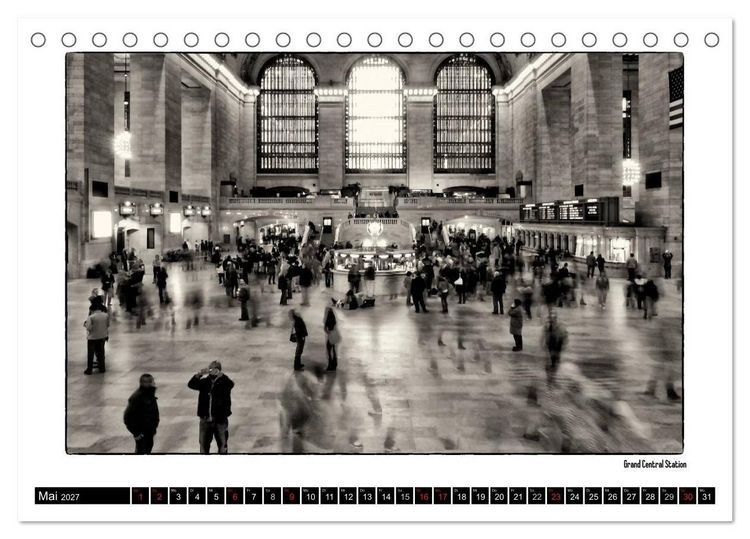 Produktbild: Manhattan Memories - Erinnerungen an New York (Tischkalender 2027 DIN A5 quer), CALVENDO Monatskalender