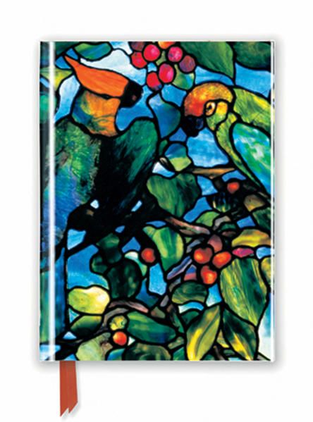 Produktbild: Premium Notizbuch DIN A6: Louis Comfort Tiffany, Papageienfenster