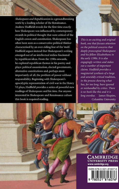 Produktbild: Shakespeare and Republicanism
