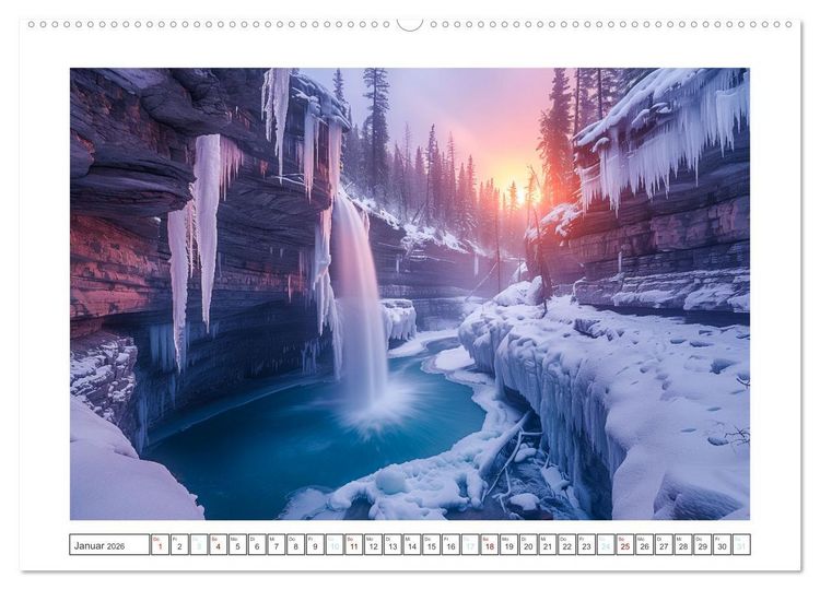 Produktbild: Wo Wasser und Magie sich vereinen (Wandkalender 2026 DIN A2 quer), CALVENDO Monatskalender