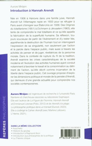 Produktbild: Introduction &agrave; Hannah Arendt