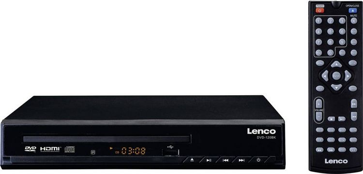 Produktbild: Lenco DVD-120BK Tragbarer DVD-Player