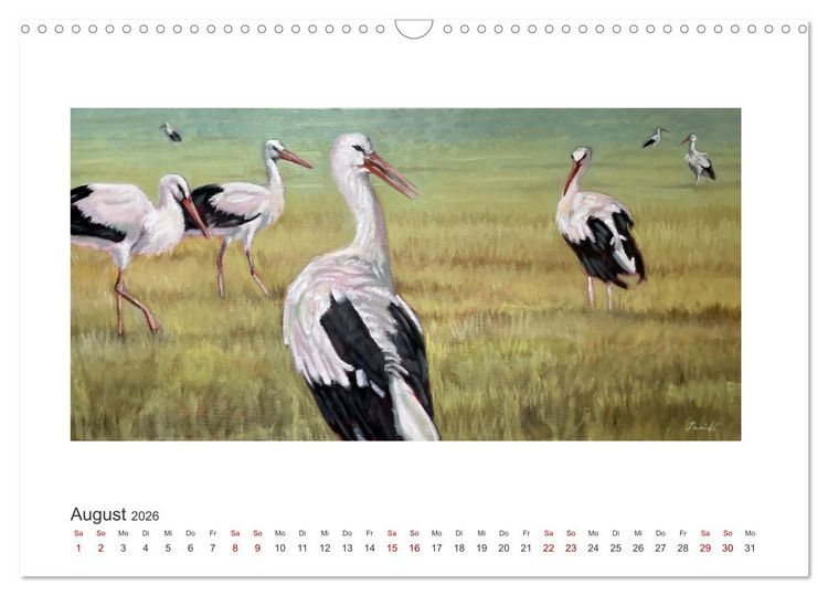 Produktbild: Auf leichten Schwingen - Zugv&ouml;gel (Wandkalender 2026 DIN A3 quer), CALVENDO Monatskalender