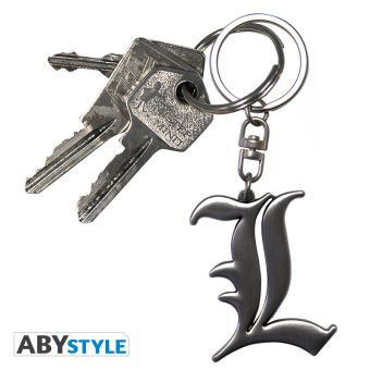 Produktbild: DEATH NOTE - Keychain 3D L Symbol