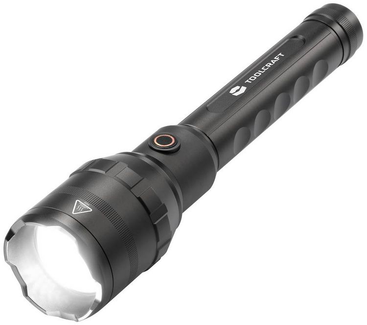 Produktbild: TOOLCRAFT TO-8578257 LED Taschenlampe mit USB-Schnittstelle akkubetrieben 8000lm 10h 730g