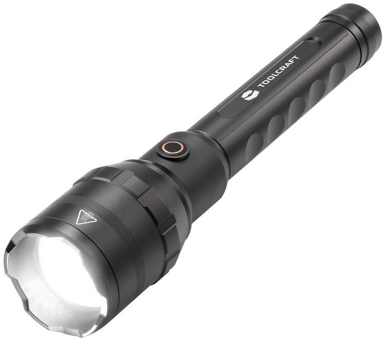 Produktbild: TOOLCRAFT TO-8578260 TO-8578260 LED Taschenlampe mit USB-Schnittstelle akkubetrieben 10.000 lm 10 h 730 g