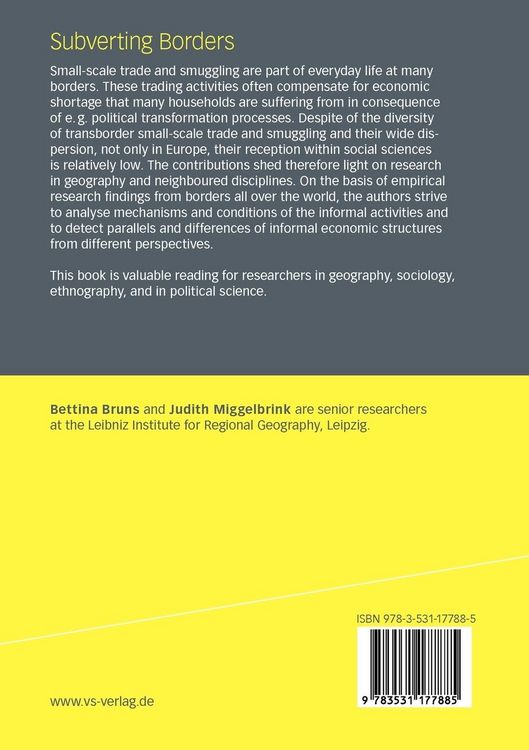 Produktbild: Subverting Borders