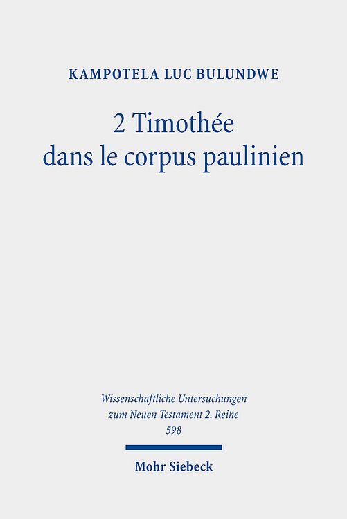 Produktbild: 2 Timoth&eacute;e dans le corpus paulinien