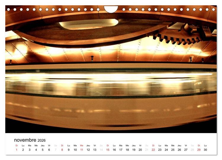 Produktbild: Paris M&eacute;tropolitain (Calendrier mural 2026 DIN A4 vertical), CALVENDO calendrier mensuel