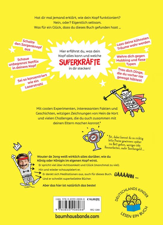 Produktbild: Dein Kopf, der Superheld - Wecke die 15 Superkr&auml;fte in dir
