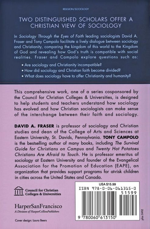 Produktbild: Sociology Through the Eyes of Faith