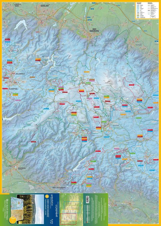 Produktbild: Markgraf, A: Wanderkarte Der Hochharz 1:50.000