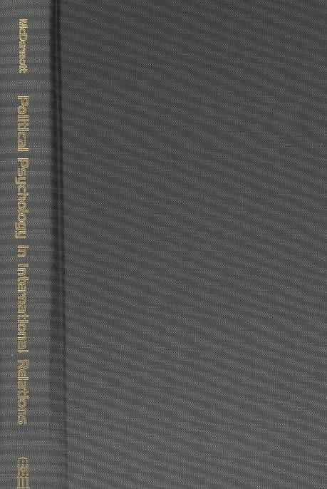 Produktbild: Mcdermott, R: Political Psychology in International Relatio