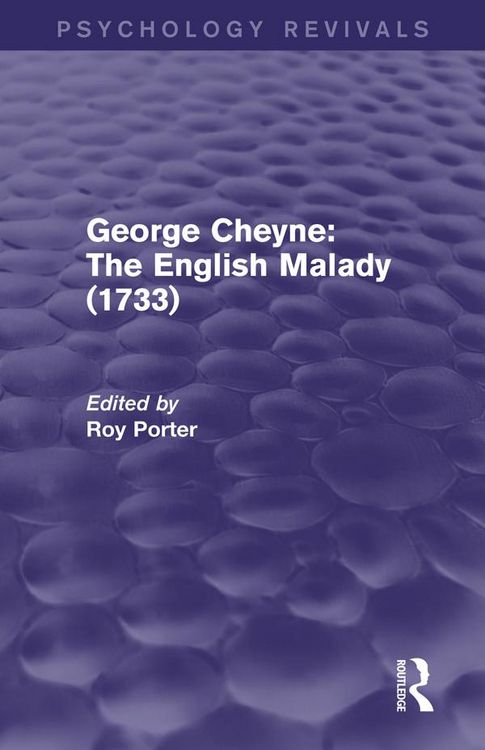 Produktbild: George Cheyne: The English Malady (1733) (Psychology Revivals)