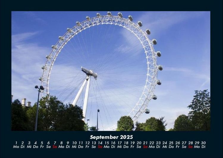 Produktbild: London 2025 Fotokalender DIN A4