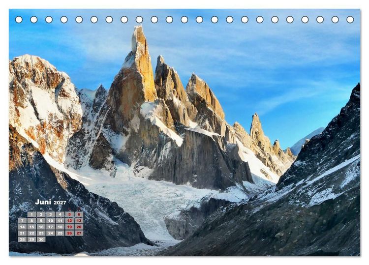 Produktbild: Patagonien NationalParks (Tischkalender 2027 DIN A5 quer), CALVENDO Monatskalender