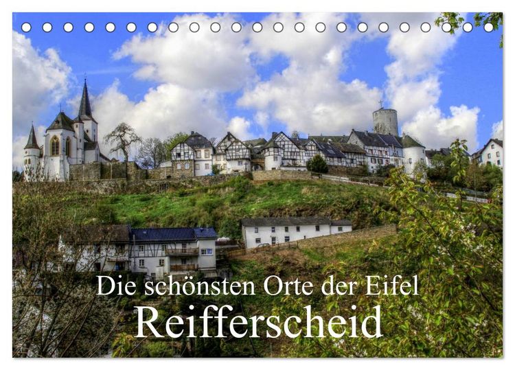 Produktbild: Die sch&ouml;nsten Orte der Eifel - Reifferscheid (Tischkalender 2026 DIN A5 quer), CALVENDO Monatskalender