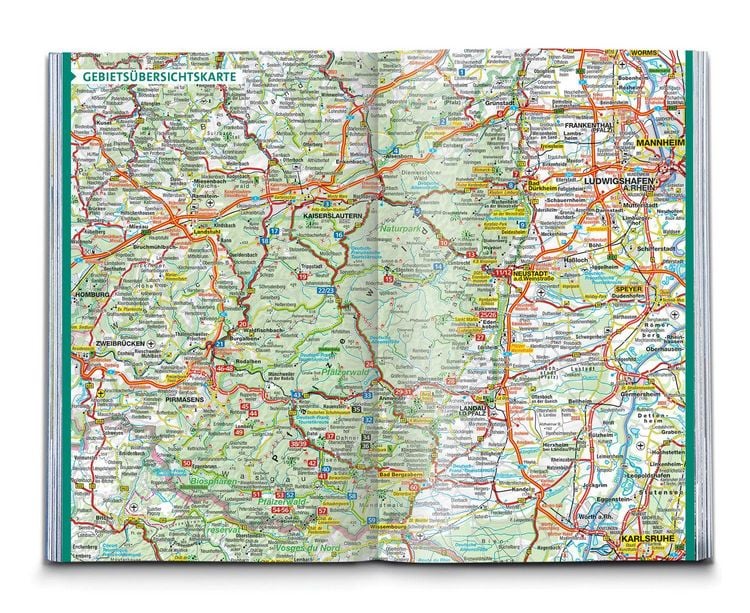 Produktbild: KOMPASS Wanderf&uuml;hrer Pf&auml;lzerwald und Deutsche Weinstra&szlig;e, 60 Touren mit Extra-Tourenkarte