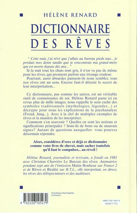 Produktbild: Fre-Dictionnaire des Reves
