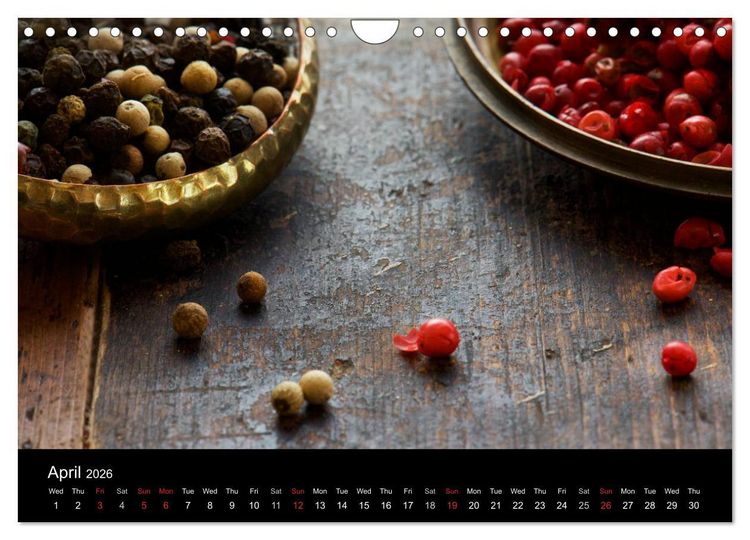 Produktbild: SPICES (Wall Calendar 2026 DIN A4 landscape), CALVENDO 12 Month Wall Calendar