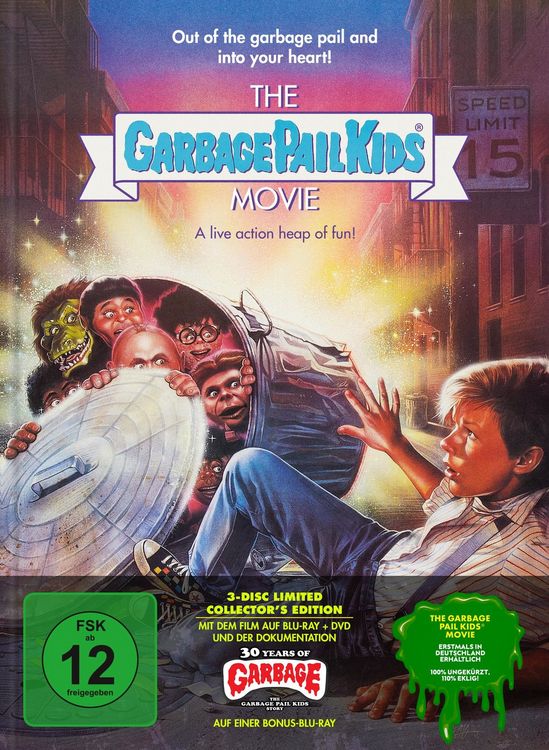 Produktbild: The Garbage Pail Kids Movie - 3-Disc Limited Collector's Edition im Mediabook (Blu-ray + DVD + Bonus-Blu-ray)