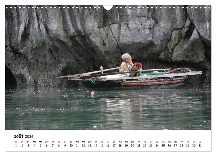 Produktbild: Vietnam du Nord au Sud (Calendrier mural 2026 DIN A3 vertical), CALVENDO calendrier mensuel