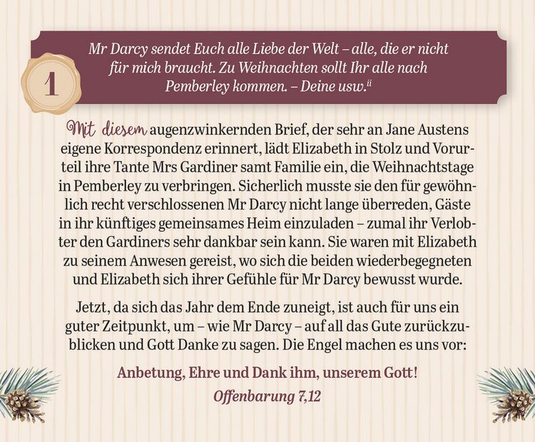 Produktbild: Merry Christmas: Jane-Austen-Adventskalender
