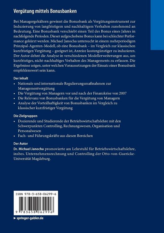 Produktbild: Verg&uuml;tung mittels Bonusbanken